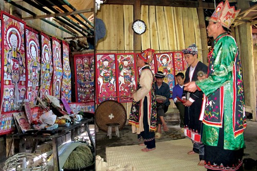 Worship paintings of Vietnam’s northern ethnic groups - ảnh 1